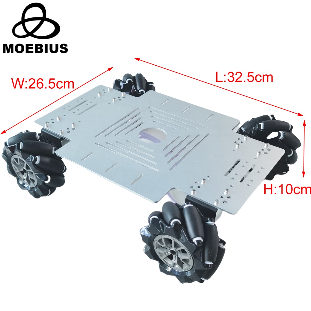 MOEBIUS 26KG Load 4WD Mecanum  - Arduino Kit recension och pris