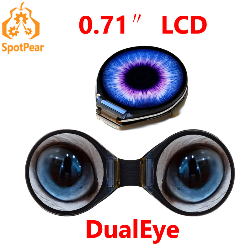 Waveshare 0.71inch Double Eye  - Pi Display recension och pris
