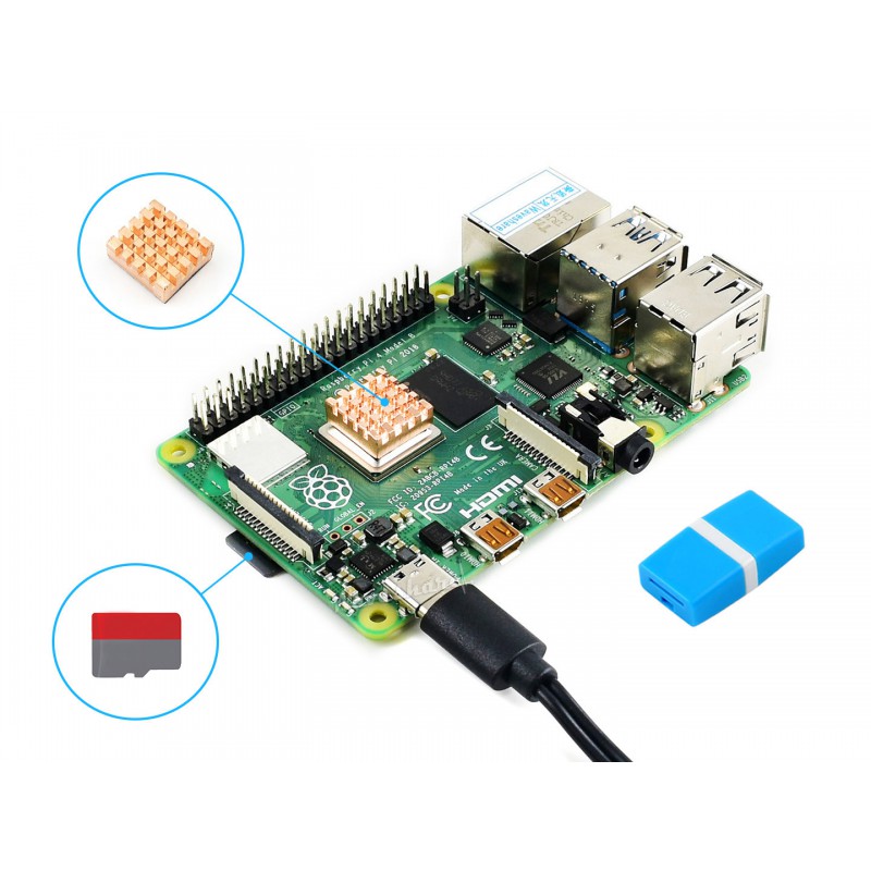 Raspberry Pi 4 Model B Starter - Pi Power Supply recension och pris