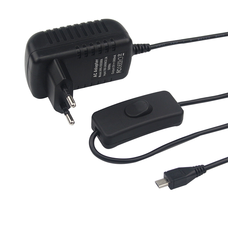 5V 3A Raspberry Pi 3 Model B+  - Pi Power Supply recension och pris