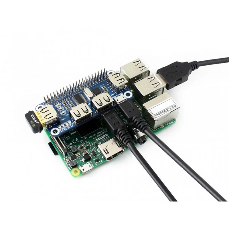 4 Ports USB HDM HUB HAT Raspbe - Raspberry Pi 4 recension och pris