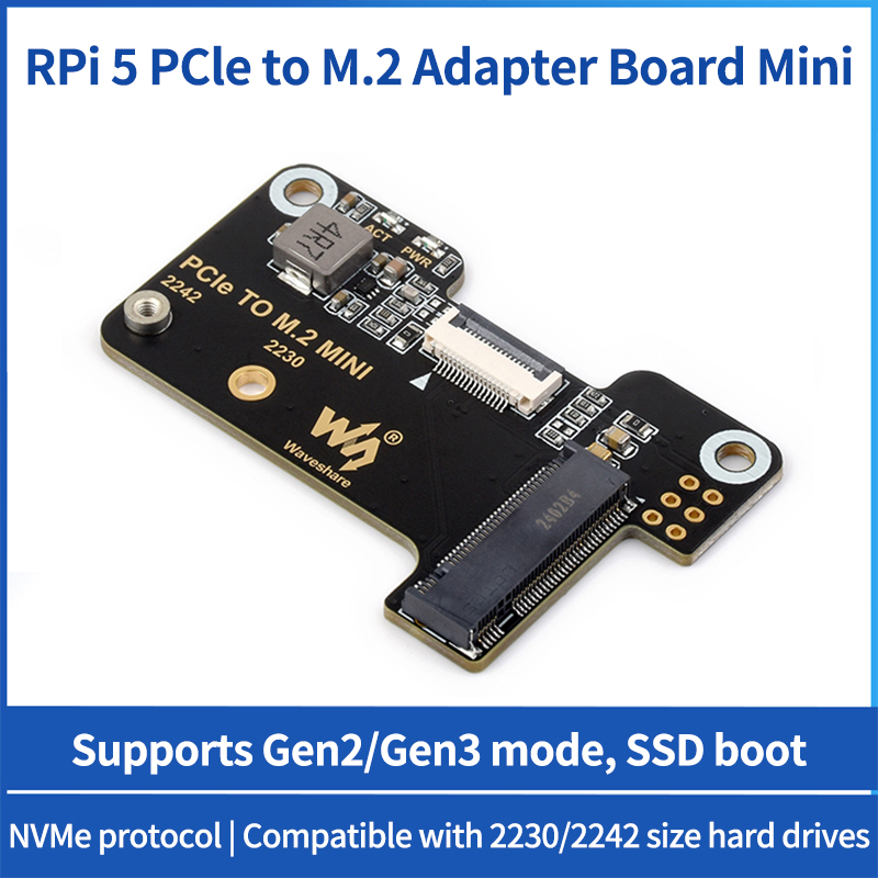 Raspberry Pi 5 PCIe To M.2 Min - Pi Cooler recension och pris