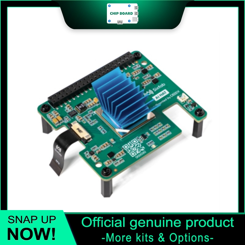 Sixfab AI HAT+ Raspberry Pi 5, - Raspberry Pi 5 recension och pris