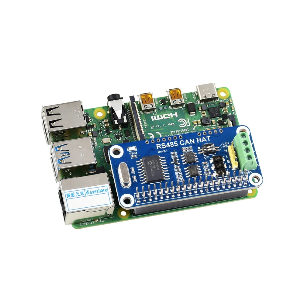 Waveshare RS485 CAN HAT For fo - Raspberry Pi 5 recension och pris