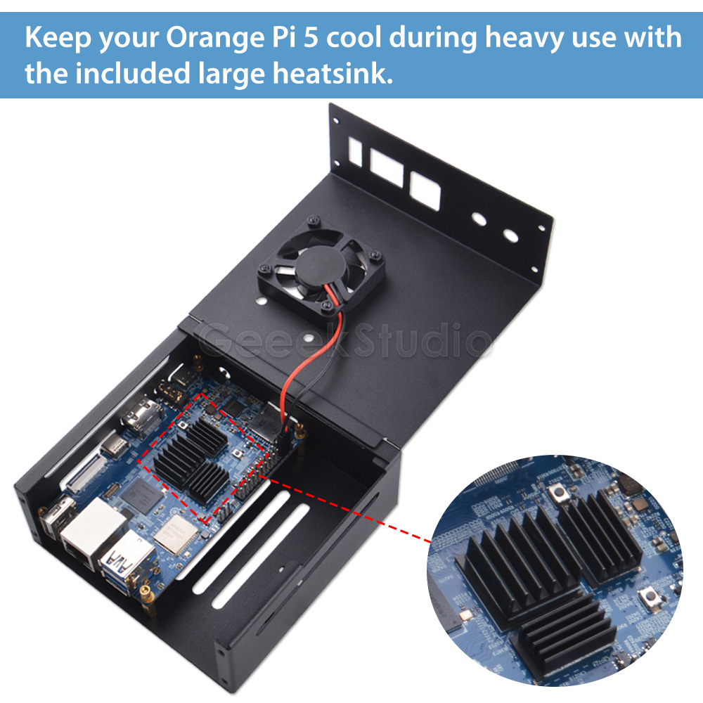 Orange Pi 5/5B Metal Protectiv - Pi Power Supply recension och pris