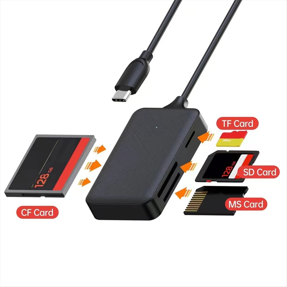 (A60I] 4-in-1 Card Reader Type - Micro Sd Card recension och pris