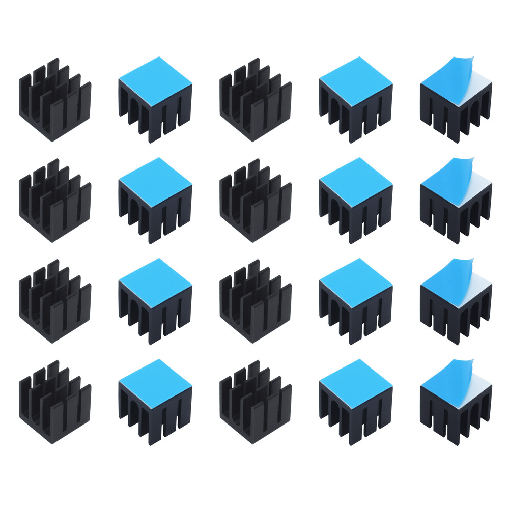 12x12x12mm 50pcs Aluminum Heat - Pi Cooler recension och pris