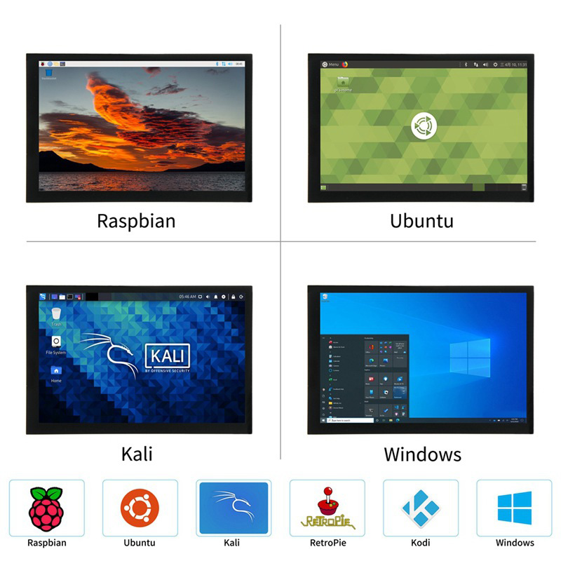 10.1 Inch IPS Touch Screen IPS - Pi Display recension och pris