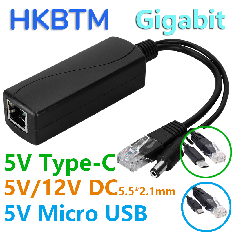 HKBTM Gigabit PoE Splitter for - Pi Camera Cable recension och pris