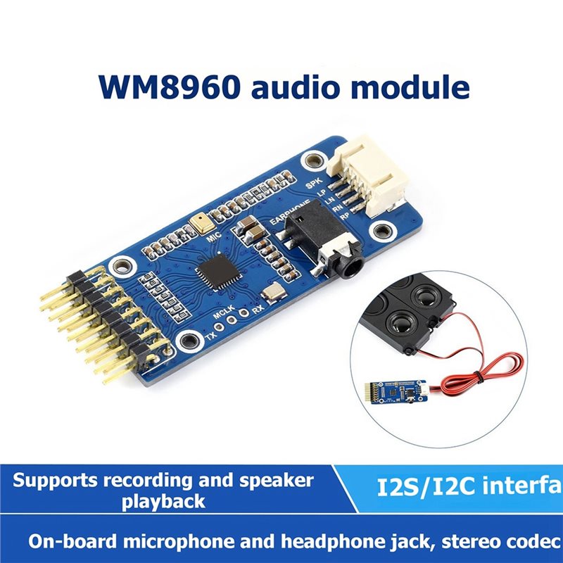 WM8960 For Raspberry Pi 5/7 In - Raspberry Pi 5 recension och pris