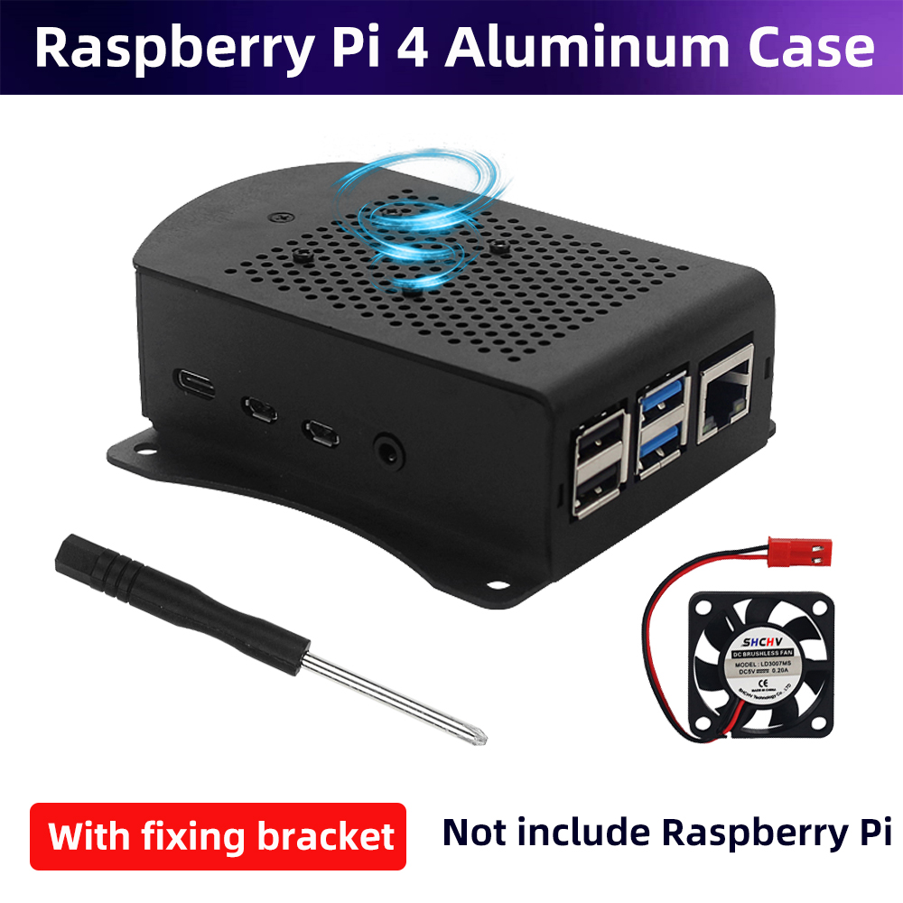 Raspberry Pi 4 Aluminum Alloy  - Pi 4 Case recension och pris