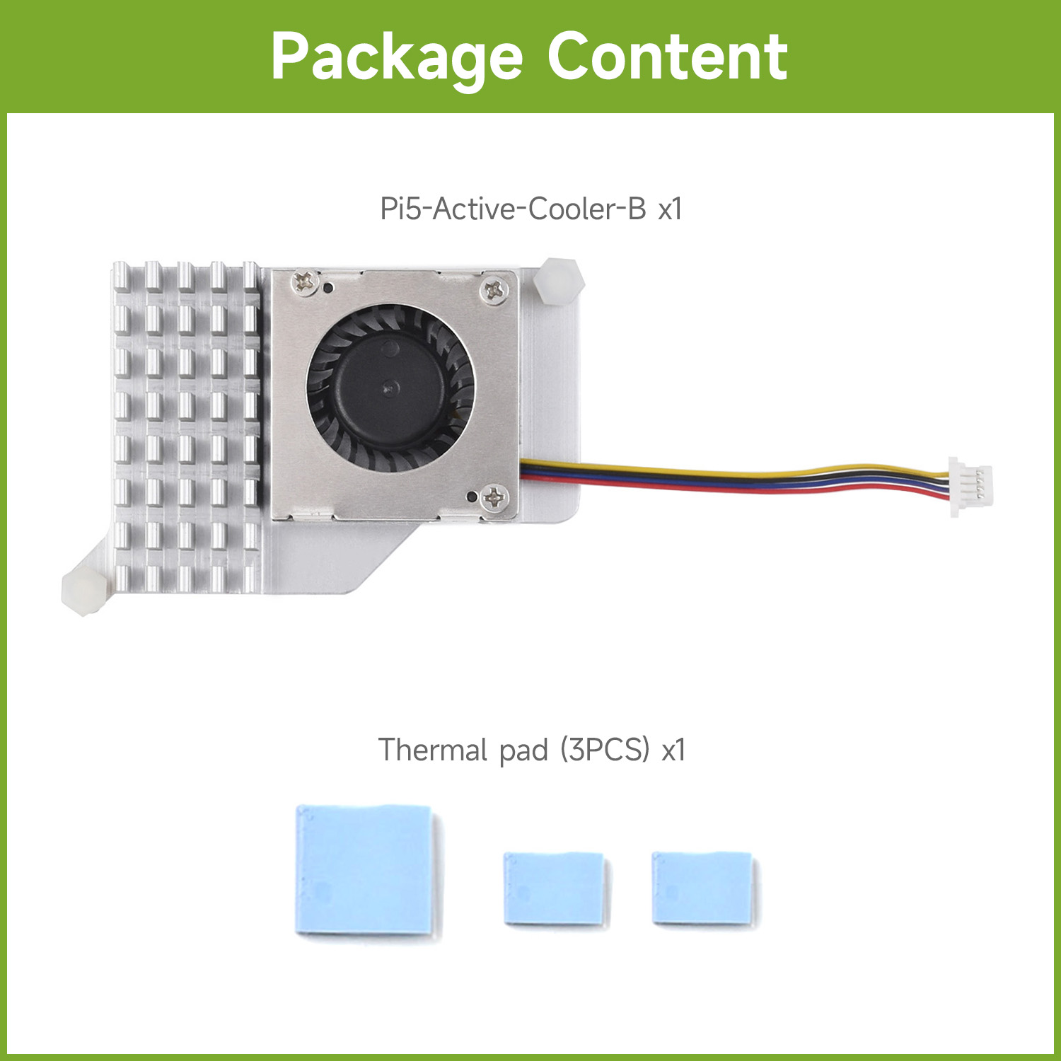 Waveshare Active Cooler (B) fo - Raspberry Pi 5 recension och pris
