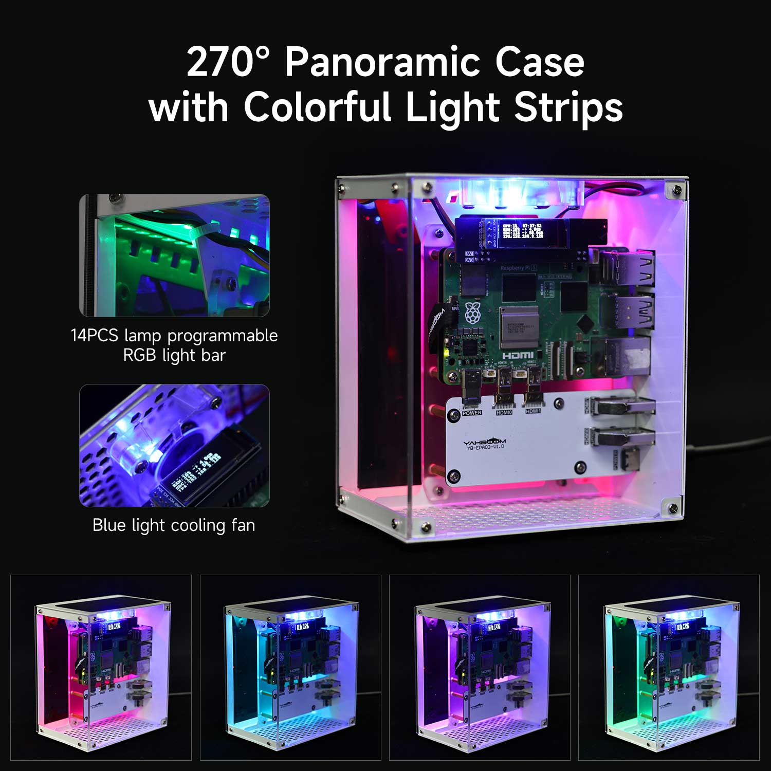 Raspberry Pi 5 Case Protective - Pi 5 Case recension och pris